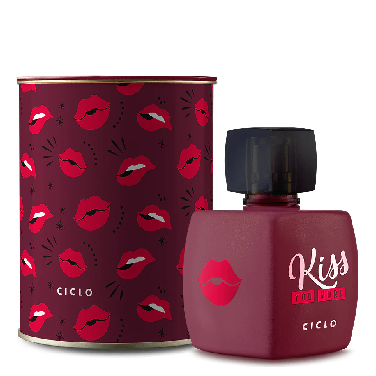 Deo Colônia Kiss Me More Ciclo Cosméticos Lata 100ml