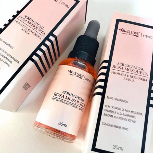 Max Love Sérum Facial Rosa Mosqueta 30ml - Imagem 5