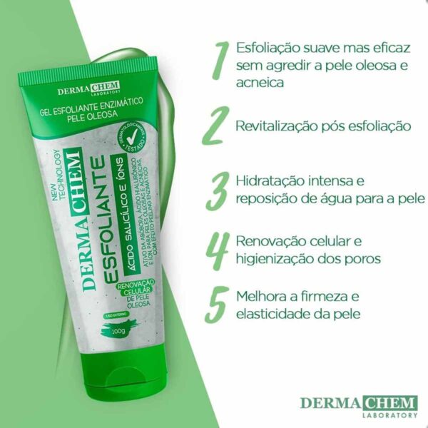 Dermachem Gel Esfoliante Acido Salicilico 100G - Imagem 2