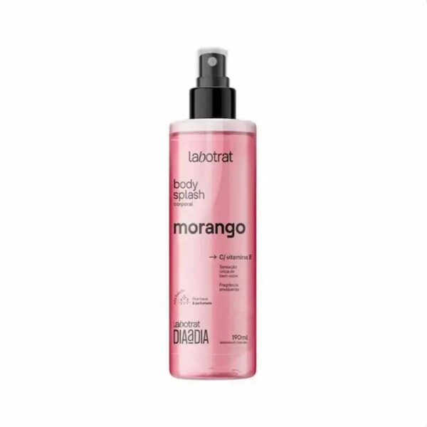 Body Splash dia a dia Corporal Morango Labotrat 190ml