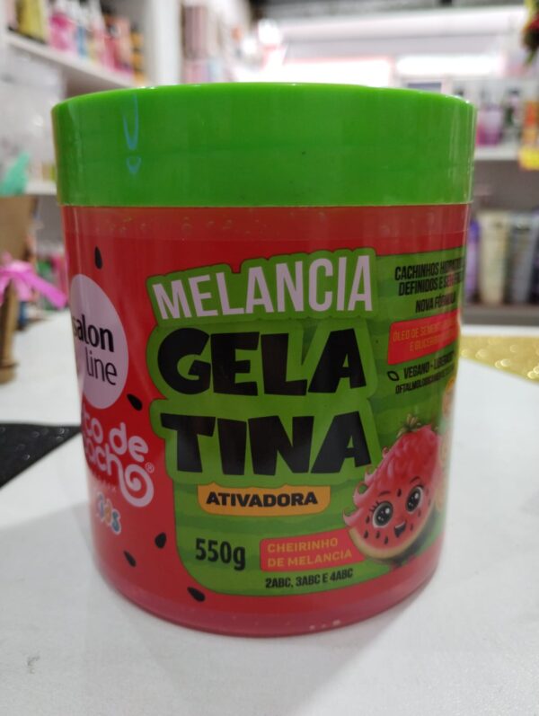 Salon line Gelatina Ativadora Melancia 550g - Imagem 3