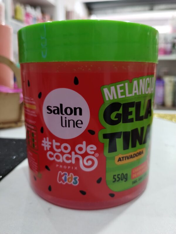 Salon line Gelatina Ativadora Melancia 550g - Imagem 4