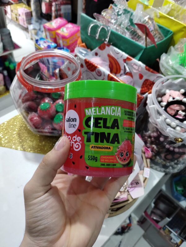 Salon line Gelatina Ativadora Melancia 550g - Imagem 2