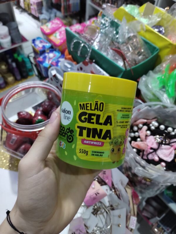 Salon line Gelatina Ativadora Melão 550g - Imagem 4