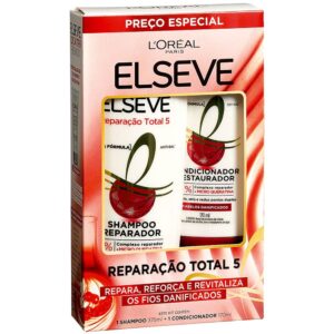 Kit Sham 375ml + Cond 170 ml Elseve Reparaçao Total 5