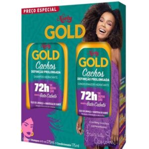Kit Sha 275ml + Cond 175ml Gold Cachos