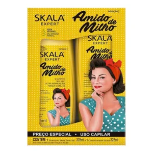 Kit Sham 325ml + Cond 325ml Skala Amido de Milho