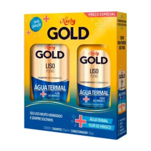 Kit Sha 275ml + Cond 175ml Gold Agua Termal