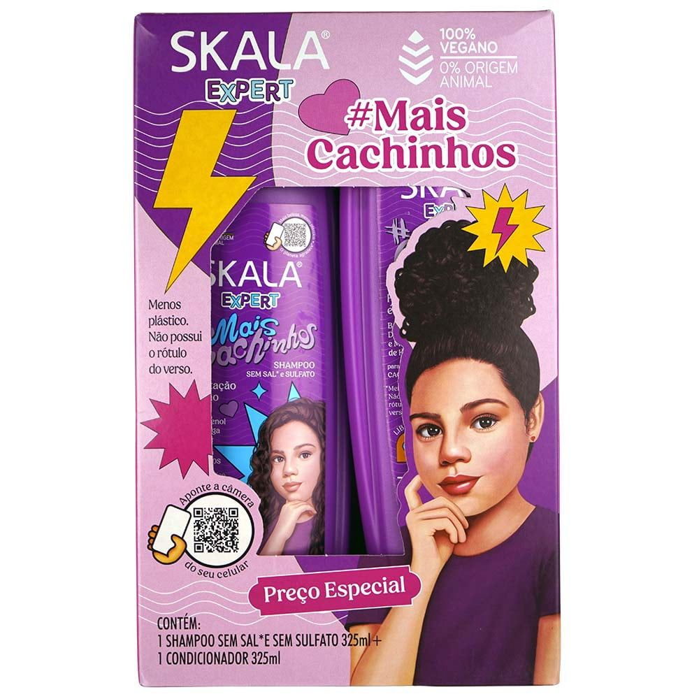 Kit Sham 325ml + Cond 200ml Skala Mais Cachinhos