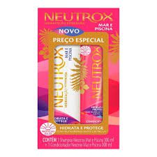 Kit Sham 300ml + Cond 200ml Neutrox Mar e Piscina