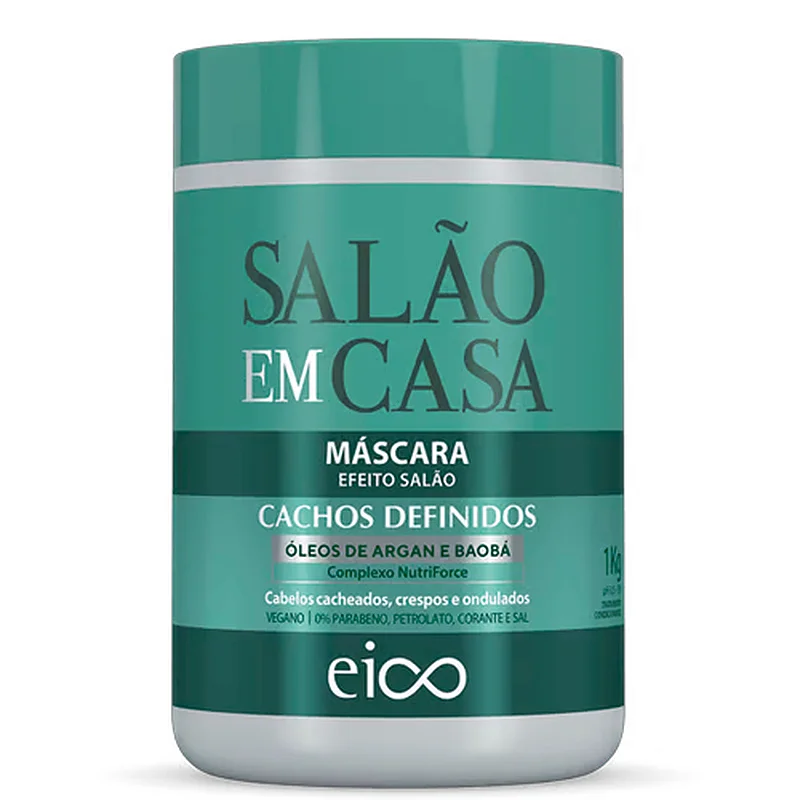 Salao em Casa Mascara Cachos Definidos 1k