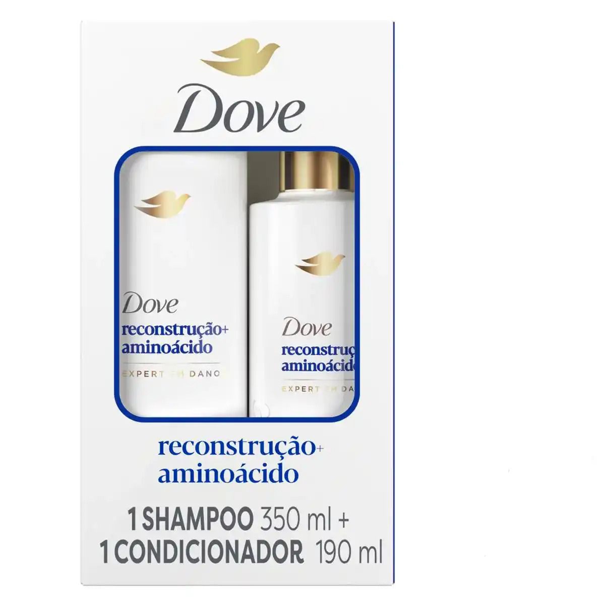 Dove Shampoo + Condicionador Reconstruçao+Aminoacido