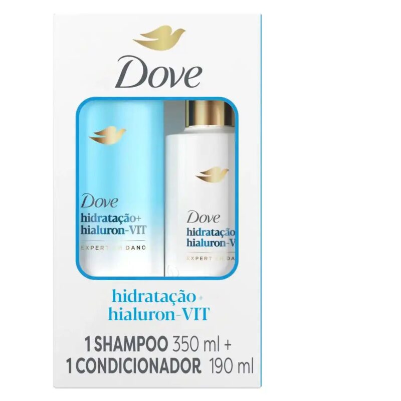 Dove Shampoo + Condicionador Hidrataçao+Hialuron -VIT