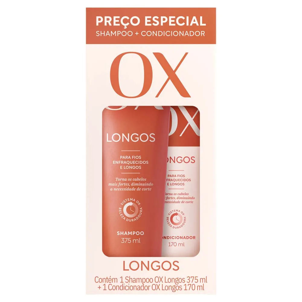 OX Longos Shampoo + Condicionador