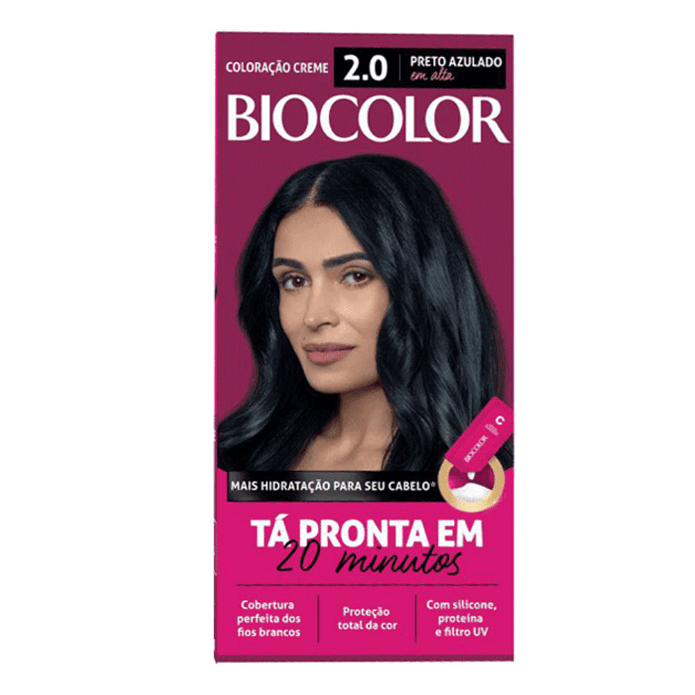 Biocolor 2.0 Preto Azulado – Coloração Permanente