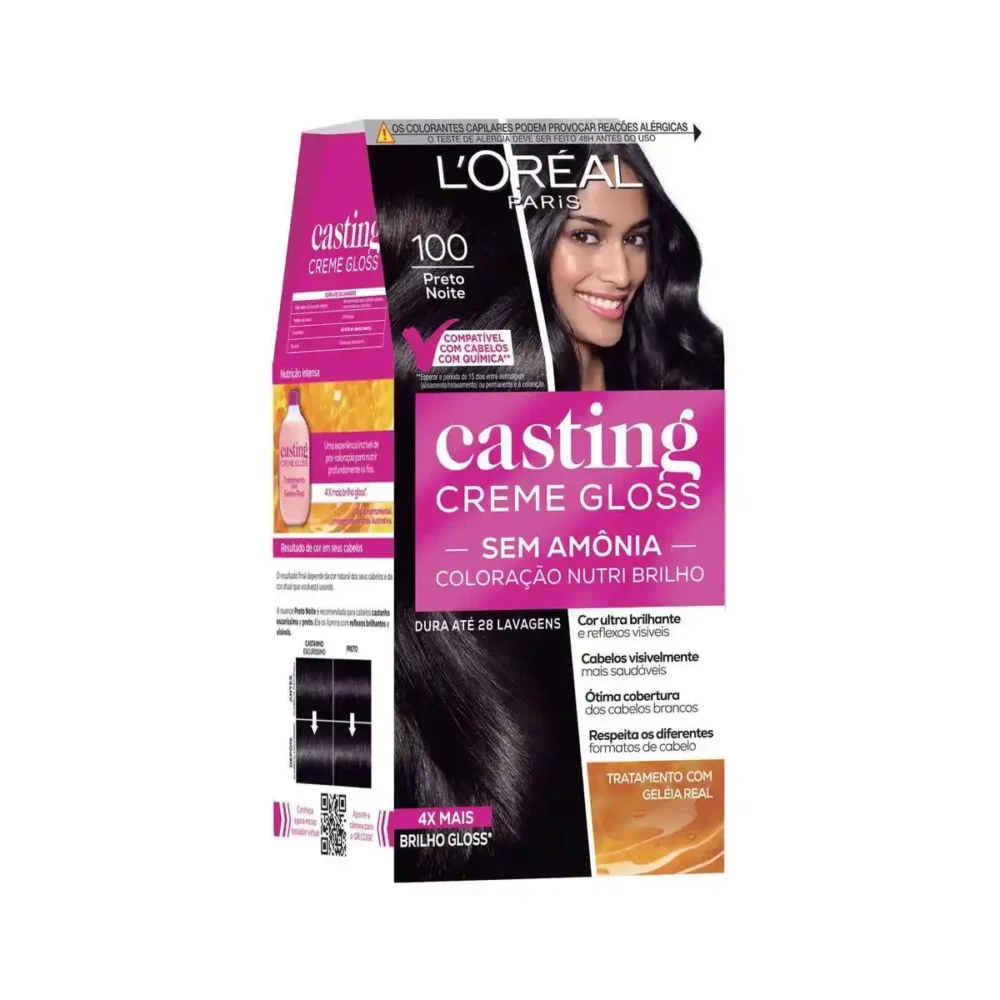 Casting Creme Gloss 100 Preto Noite – L’Oréal Paris